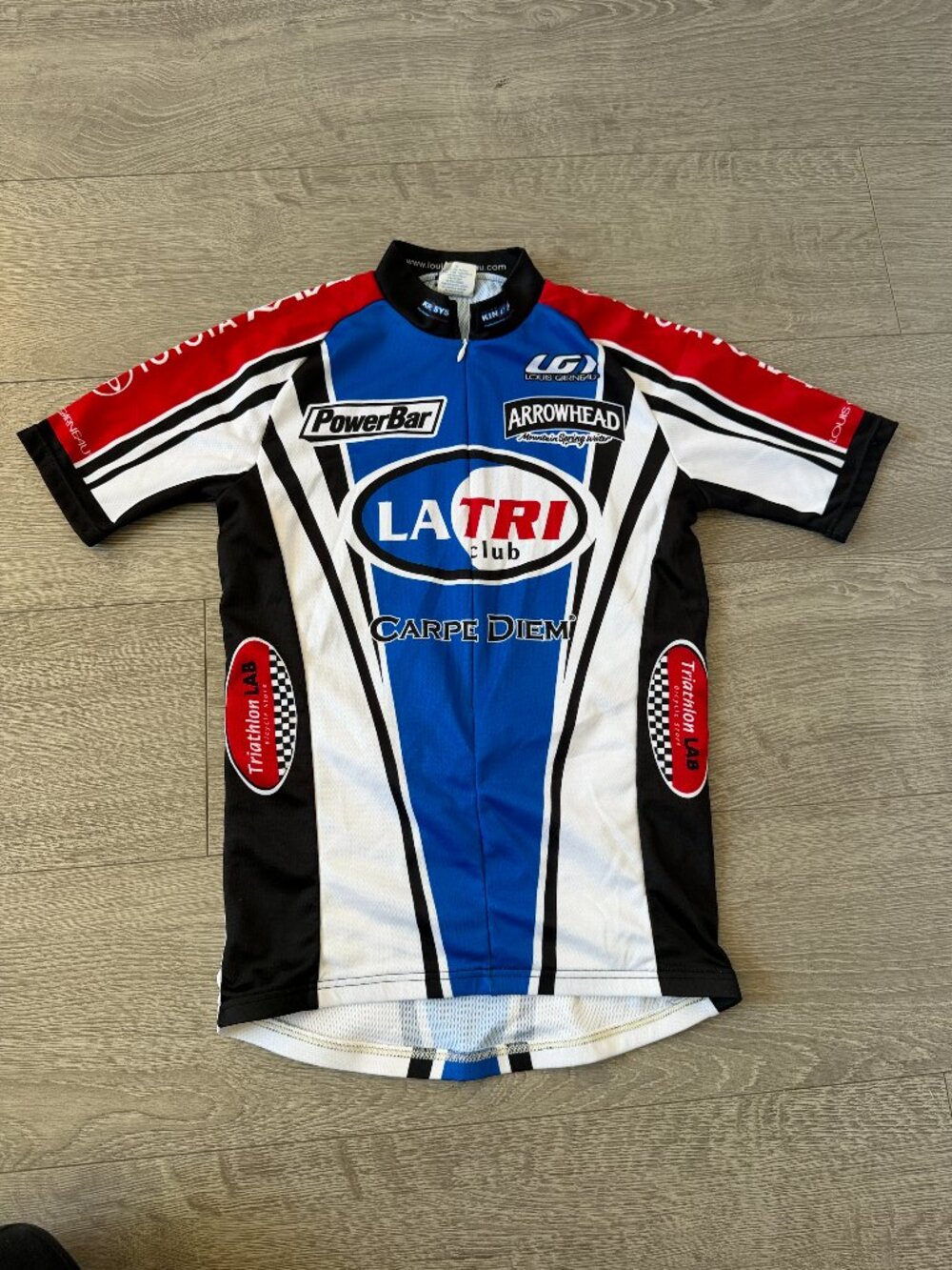 Louis Garneau Triathlon Tri Club LA Cycling Jersey XS